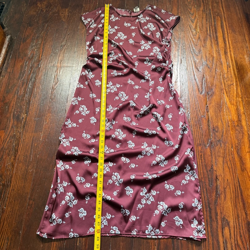 a new day Burgundy Floral Maxi Dress - Picture 8 of 15